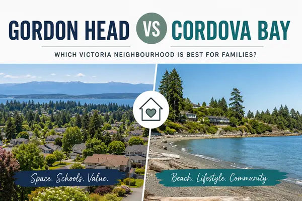 feature image of Gordon Head vs. Cordova Bay: Which Victoria Neighbourhood Is Best for Families?