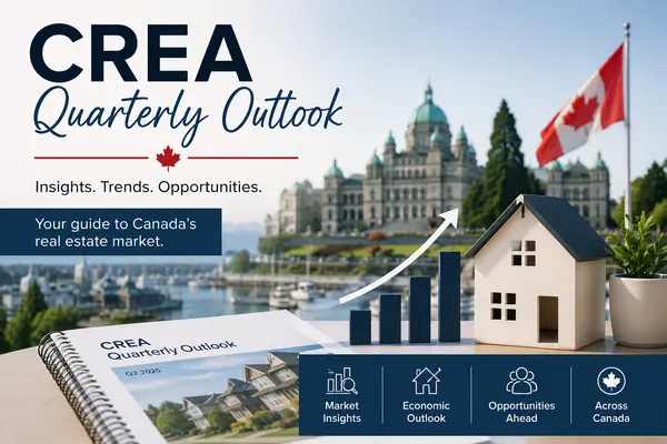feature image of CREA Quarterly Housing Forecast: What It Means for Victoria BC Real Estate