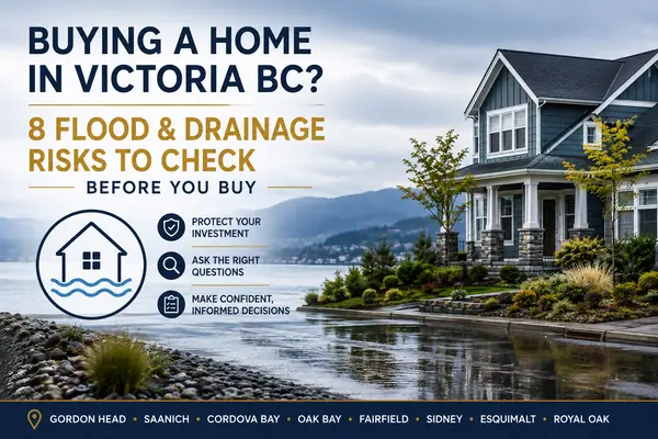 feature image of Victoria BC Home Flood &amp; Drainage Risks | Buyer Guide