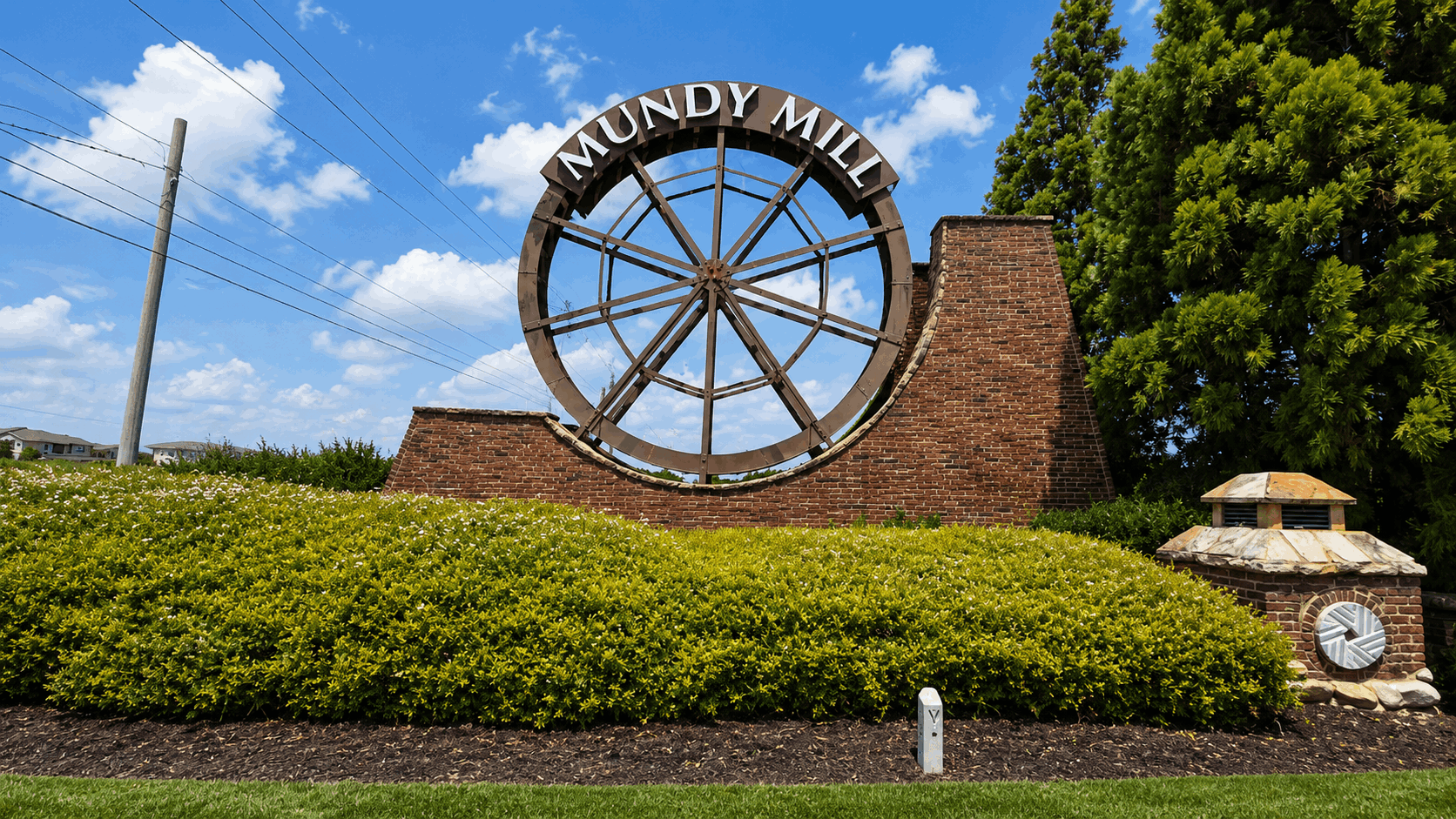 Dream Finders townhome exterior at The Grove at Mundy Mill in Gainesville GA