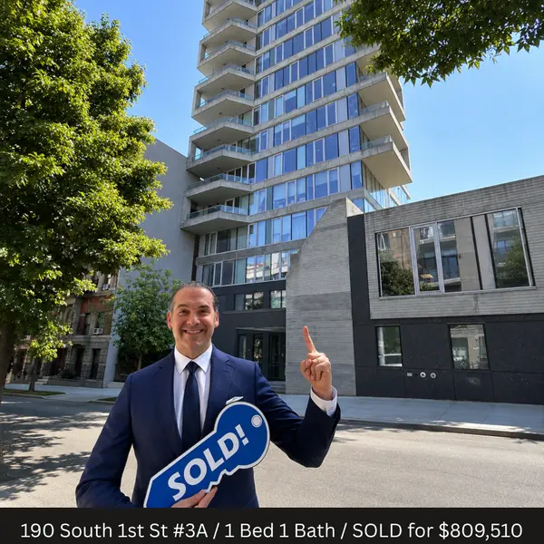 190 South 1st St #3A / 1 Bed 1 Bath / SOLD for $809,510 NY NYC real estate sell
