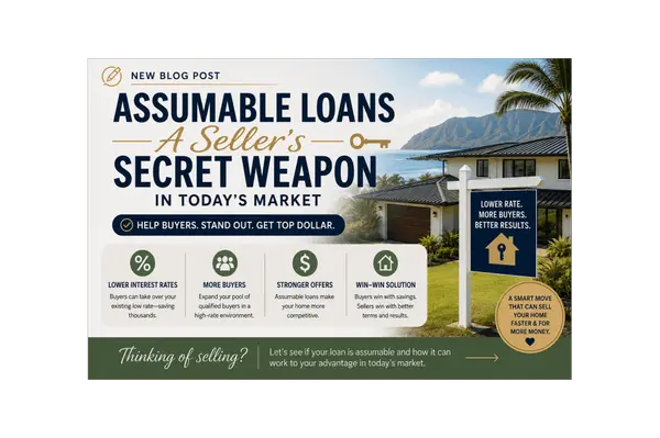 feature image of Assumable Loans: A Seller’s Secret Weapon in Today’s Market
