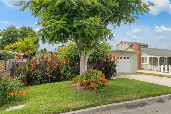 Single-family home with a landscaped front yard in Southern California