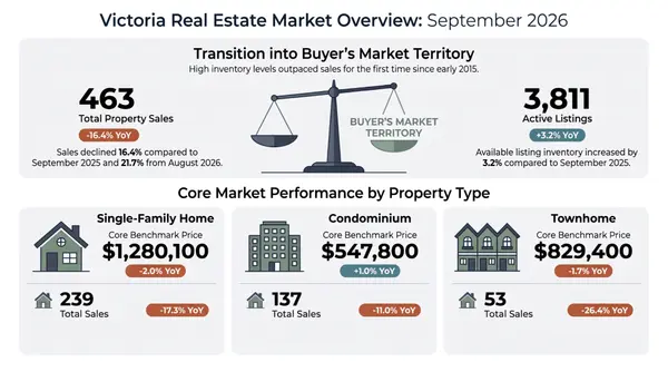 Victoria Real Estate Market Update: September 2026 Shift into Buyer’s Market Territory