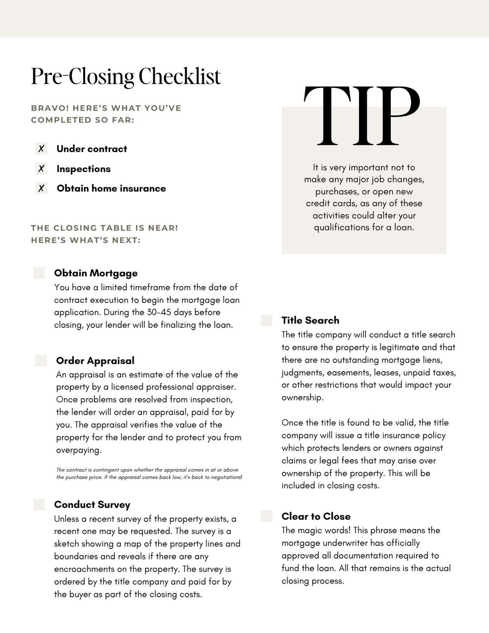 Belfiore & Co Home Buyer Guide page 26