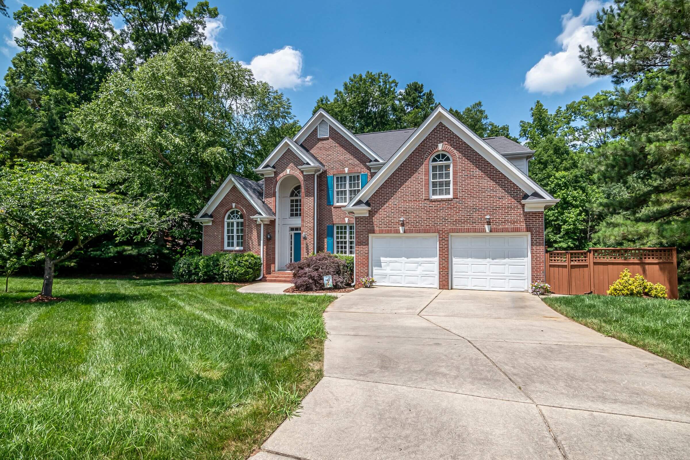 Upscale detached family home exterior representing residential real estate services across Brantford and Brant County