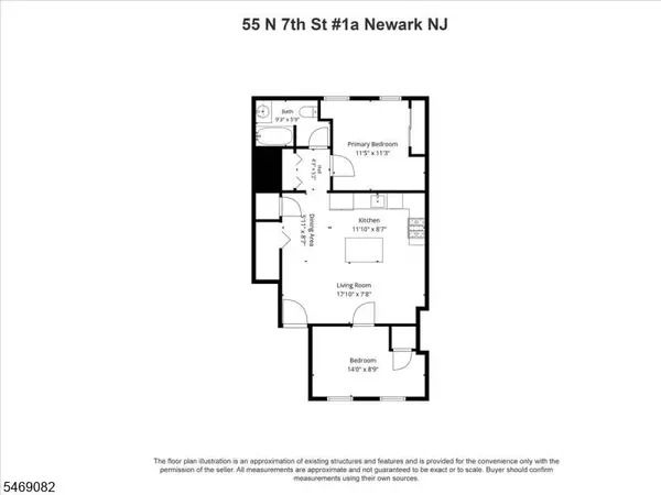 55 N 7Th St #1A, Newark City, NJ 07107