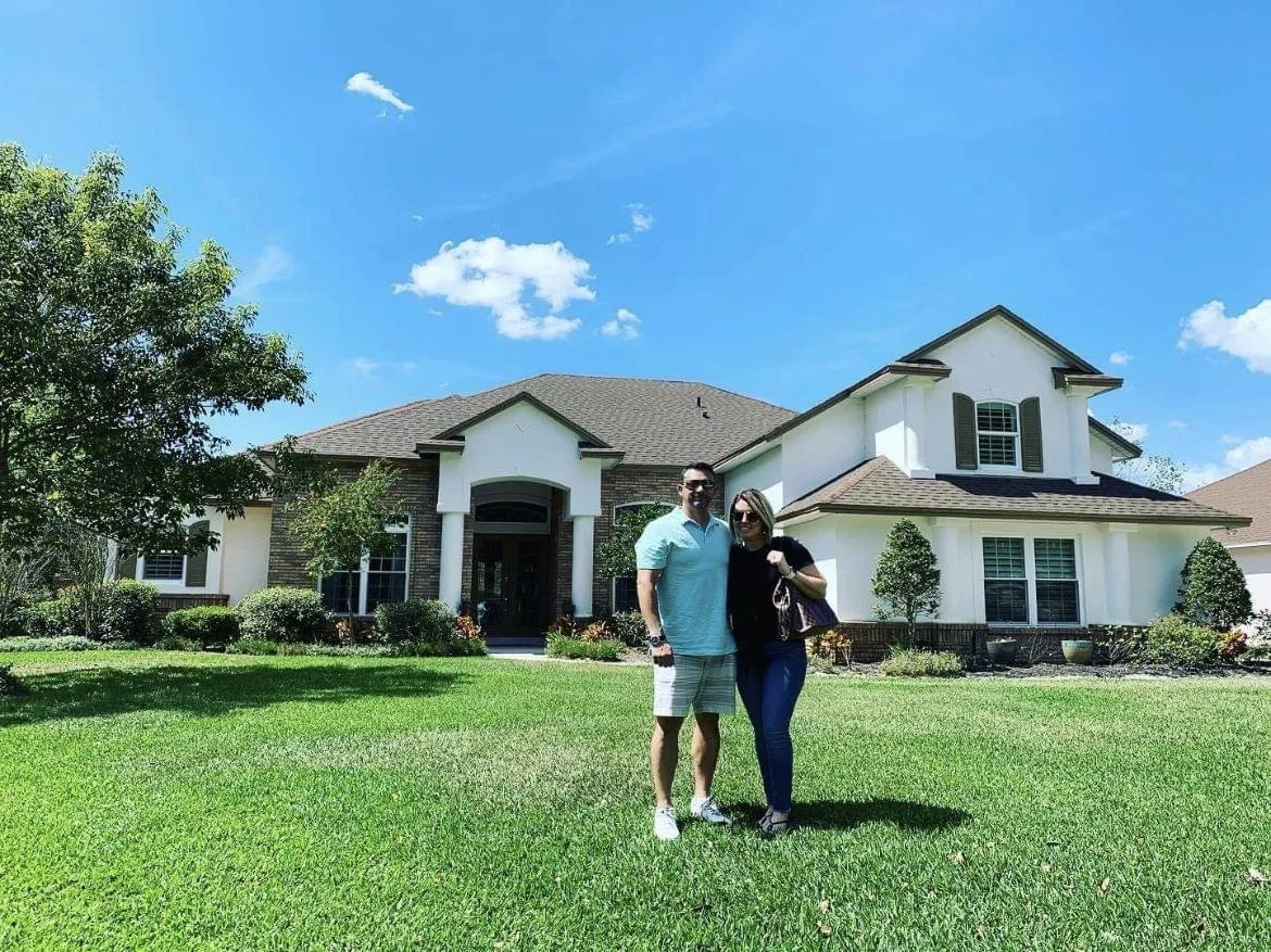 Happy family at home