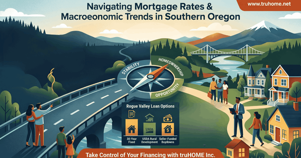 feature image of Navigating Mortgage Rates &amp; Macroeconomic Trends in Southern Oregon