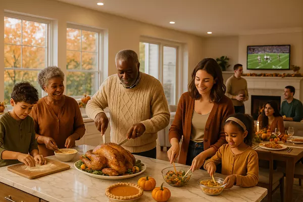 feature image of Thanksgiving at Home in Calgary: Kitchens, Firepits &amp; Cozy Spaces