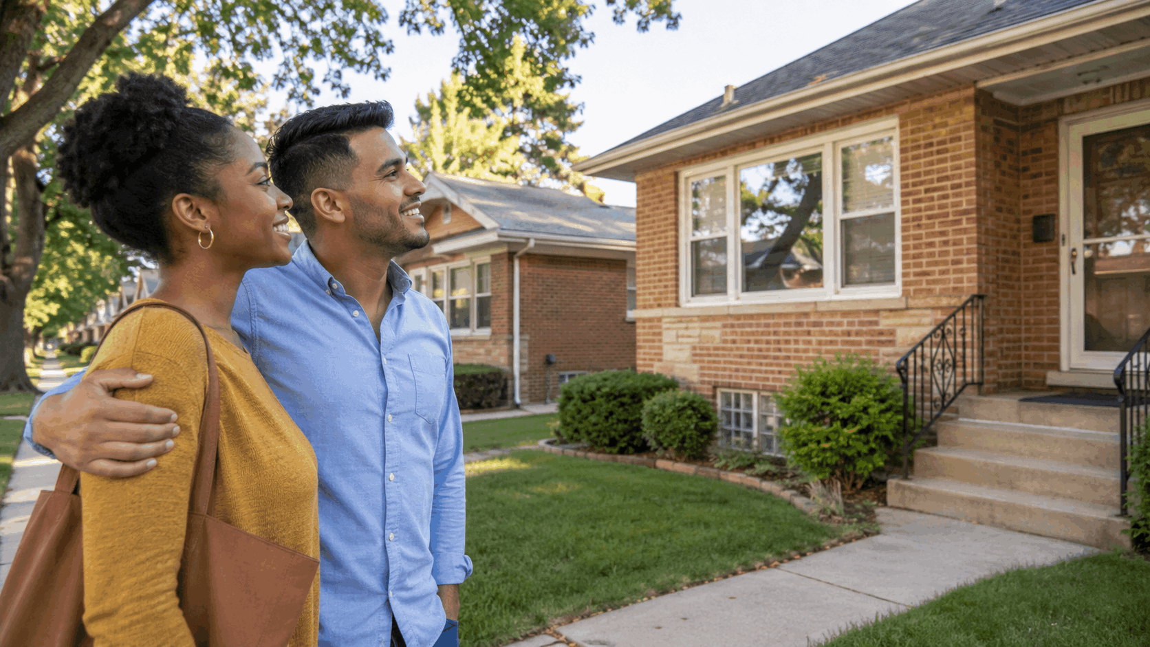 First-time homebuyers viewing Chicago Area homes