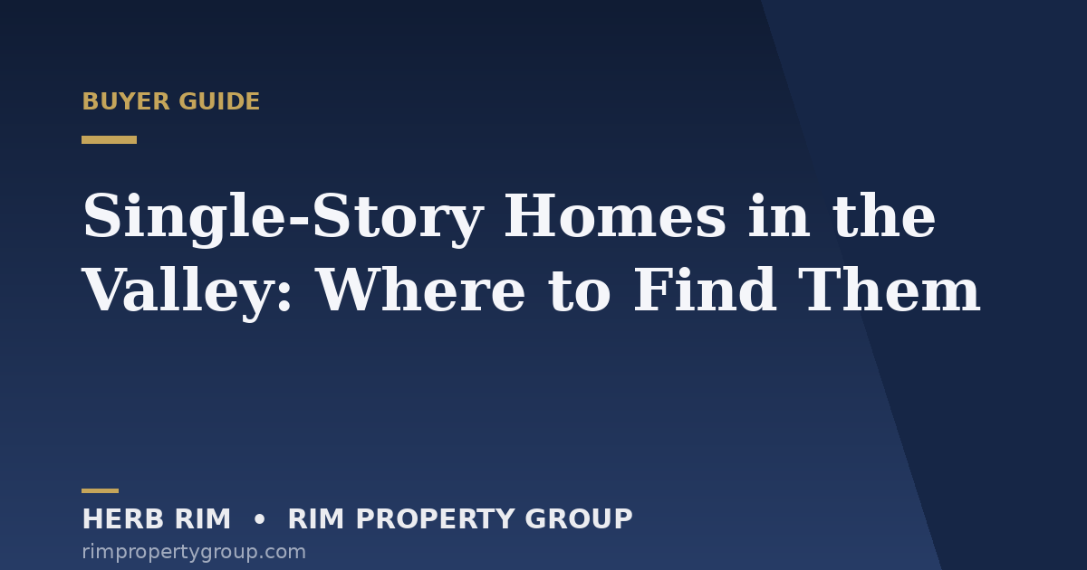 Single story homes San Fernando Valley where to find them