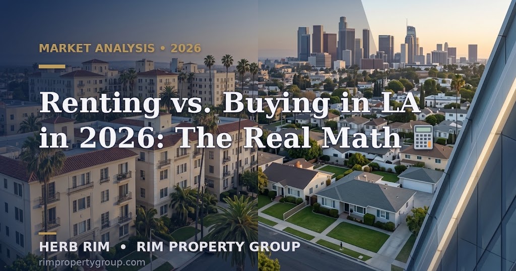 Renting vs buying Los Angeles 2026 comparison