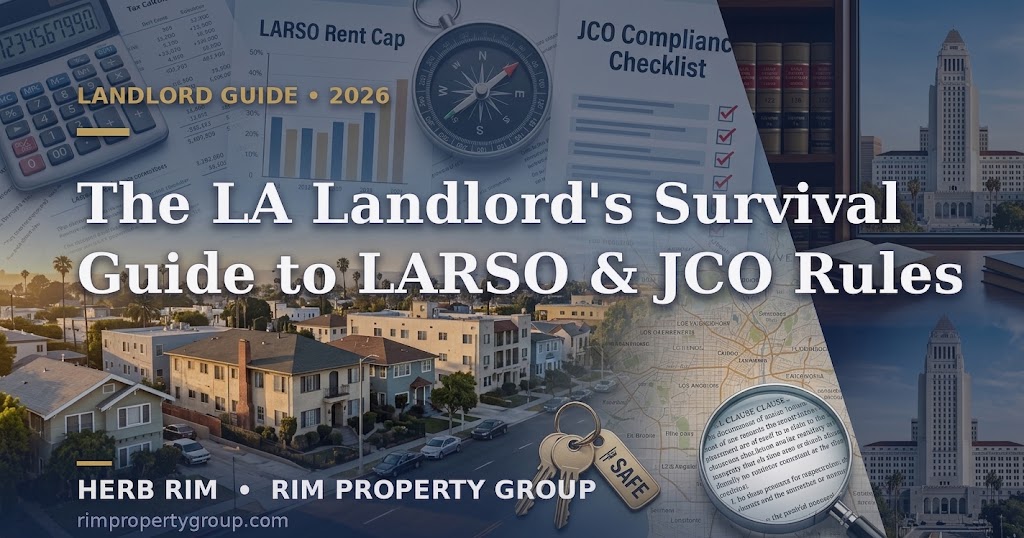 LA landlord guide to LARSO and JCO rules 2026