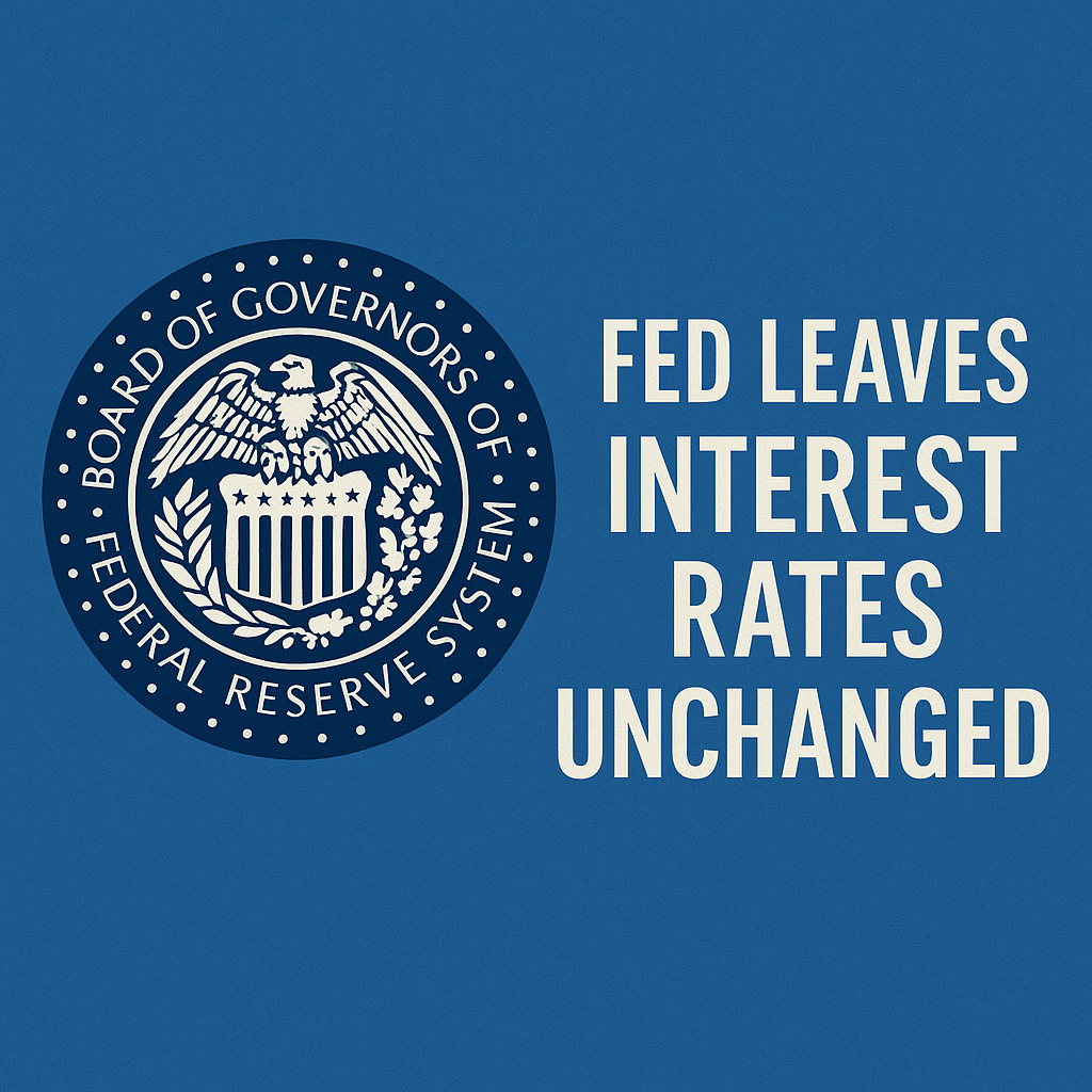 fed leaves interest rates unchanged for month of july