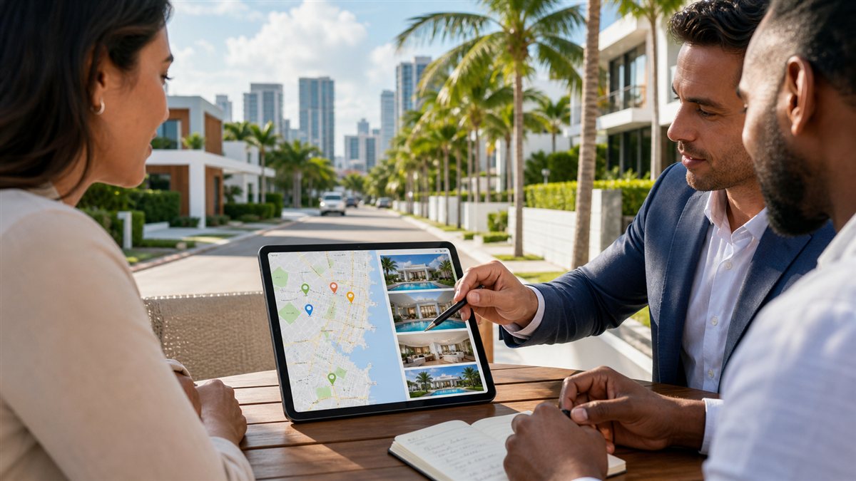 Miami homebuyer reviewing new homes for sale in Miami-Dade and Broward before listings sell