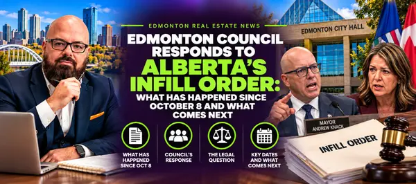 Edmonton Council Responds to Alberta’s Infill Order: What Has Happened Since October 8 and What Comes Next