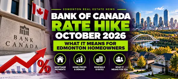 feature image of Bank of Canada Raises Rates to 2.5%: What It Means for Edmonton Homeowners and Sellers