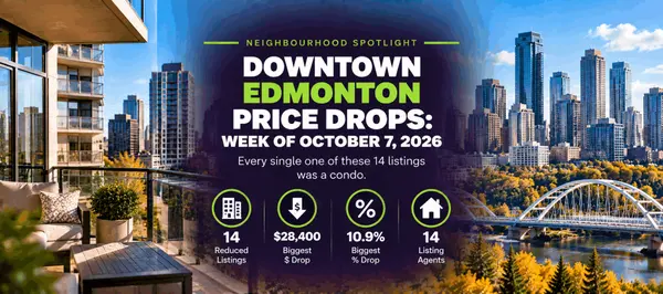 Downtown Edmonton Price Drops: Week of October 7, 2026