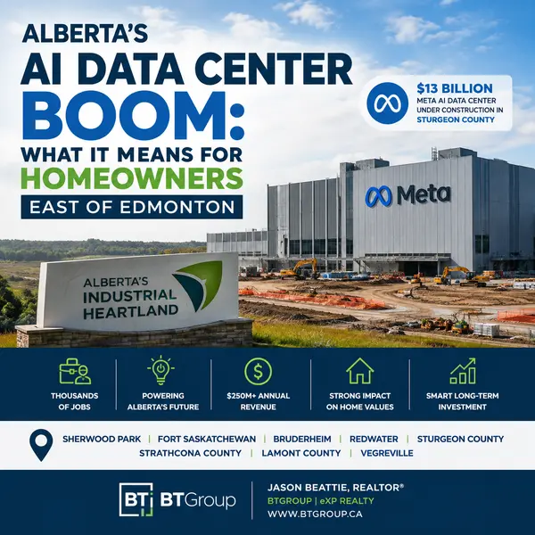 feature image of Alberta's $13 Billion AI Data Center Boom: What It Means for Homeowners East of Edmonton