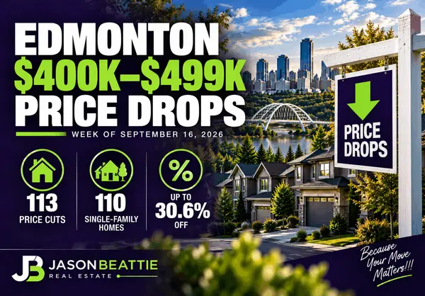 Edmonton $400,000–$499,999 Price Drops: Week of September 16, 2026