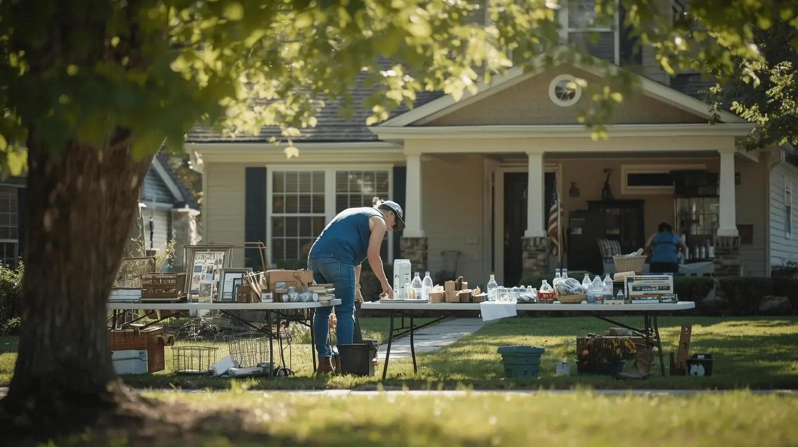 Selling belongings before house gets sold