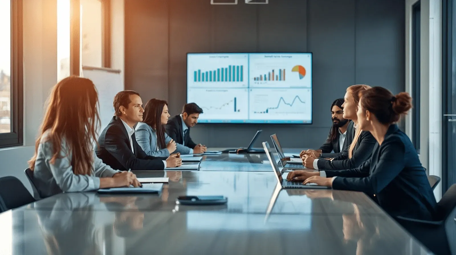 People getting together to discuss investments