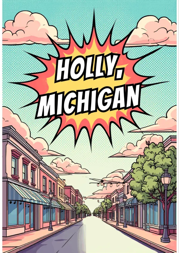 Downtown Holly Rebuilt After the Fire. The Holly Hotel Didn't.