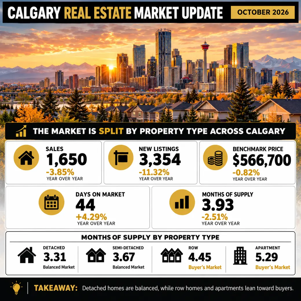 Calgary market overview: October 2026