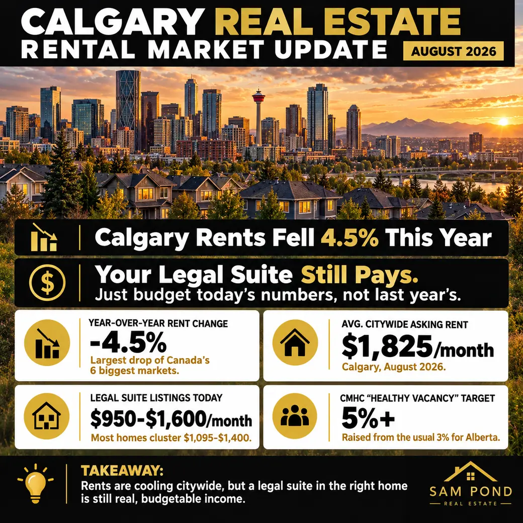 Calgary Rents Are Falling: Does Your Legal Suite Still Cover the Mortgage?