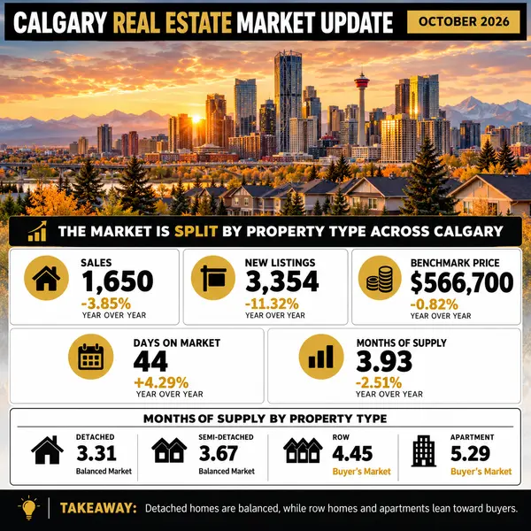 Calgary market overview: October 2026