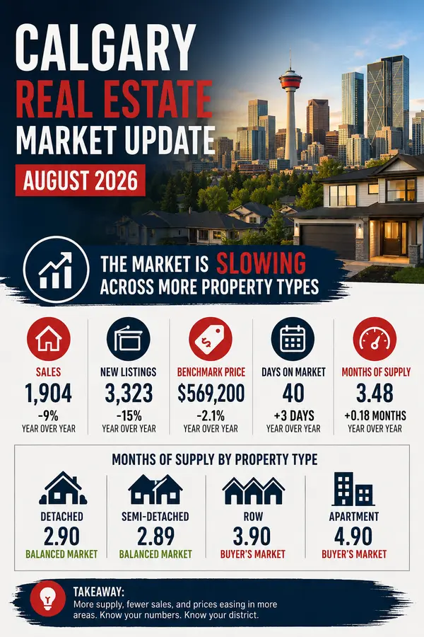 Calgary Real Estate Market Update: August 2026