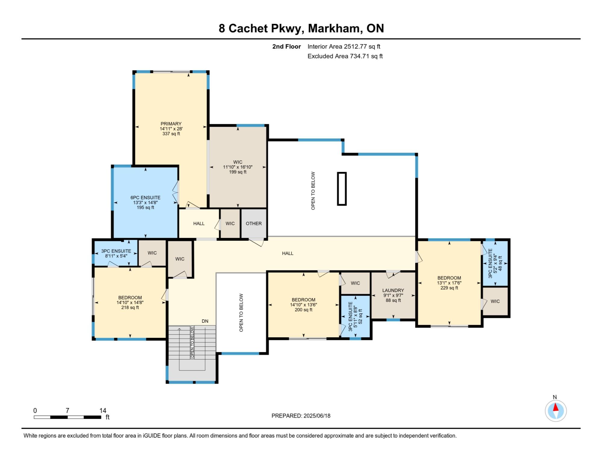 Second Floor Plan — 24 Juniper Crescent