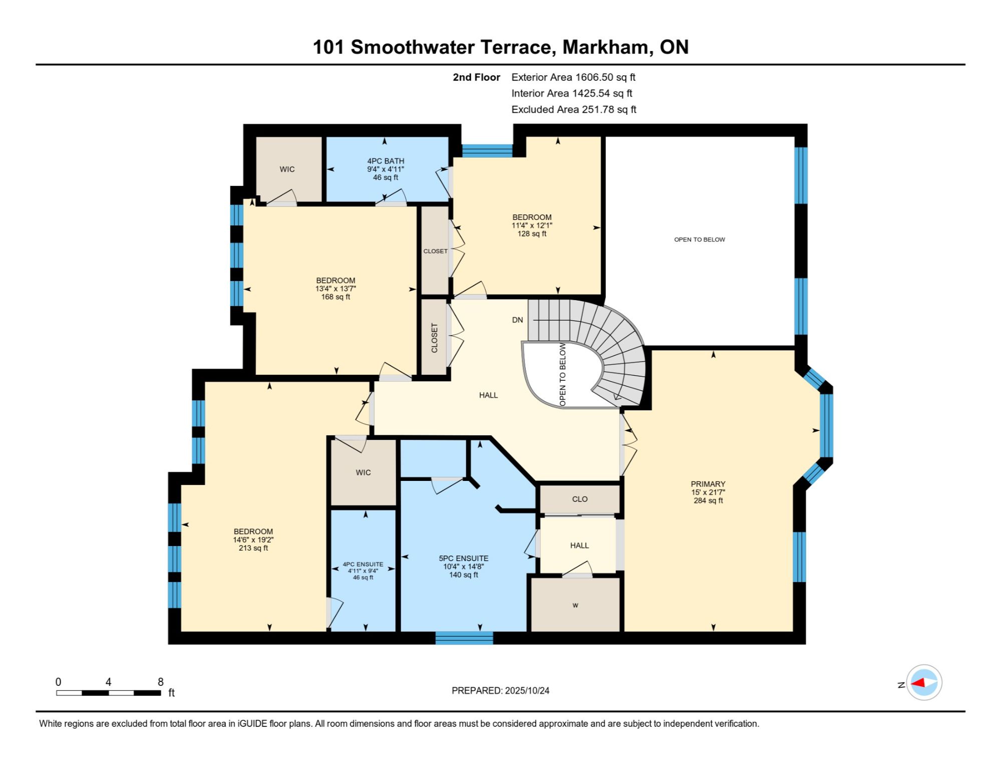 Second Floor Plan — 24 Juniper Crescent