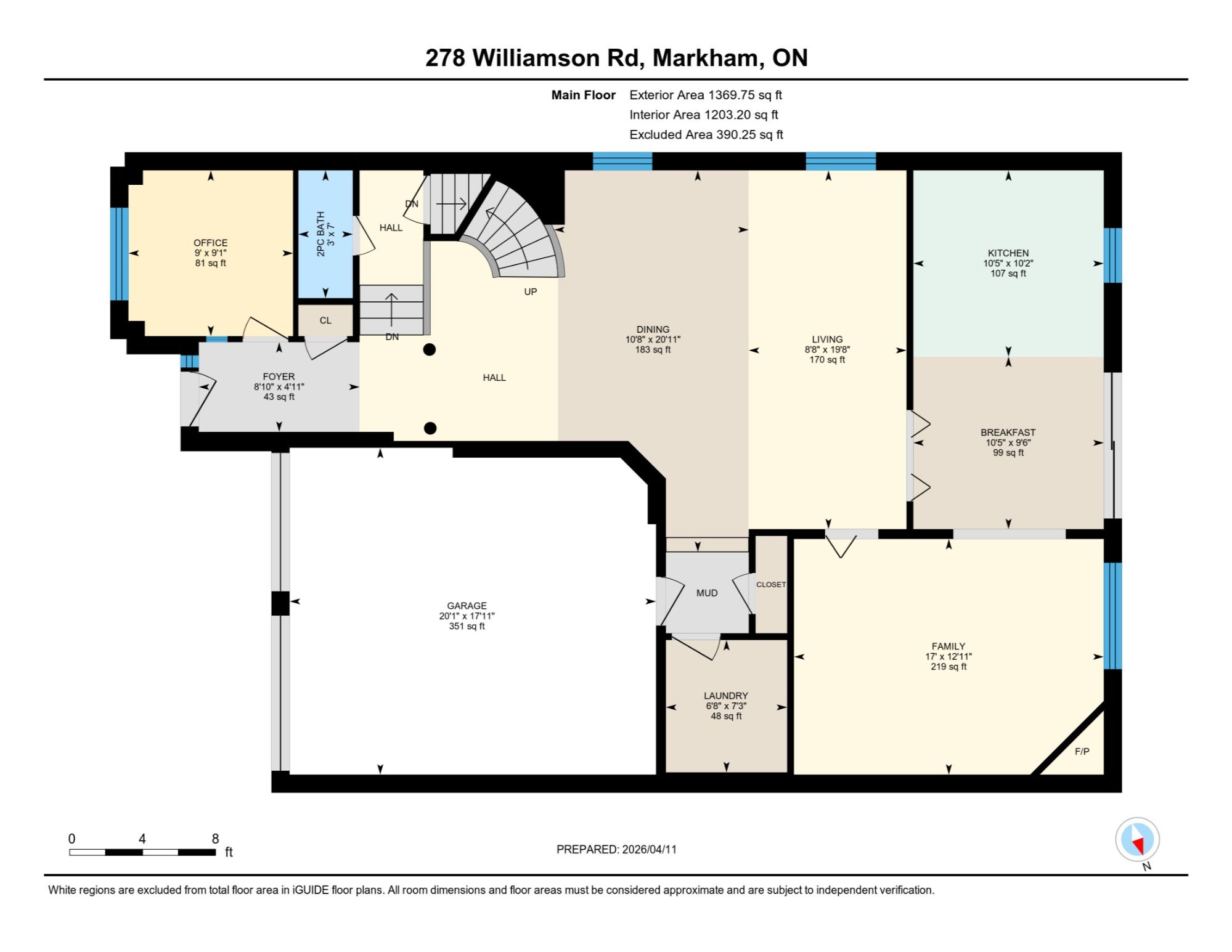 Main Floor Plan — 24 Juniper Crescent