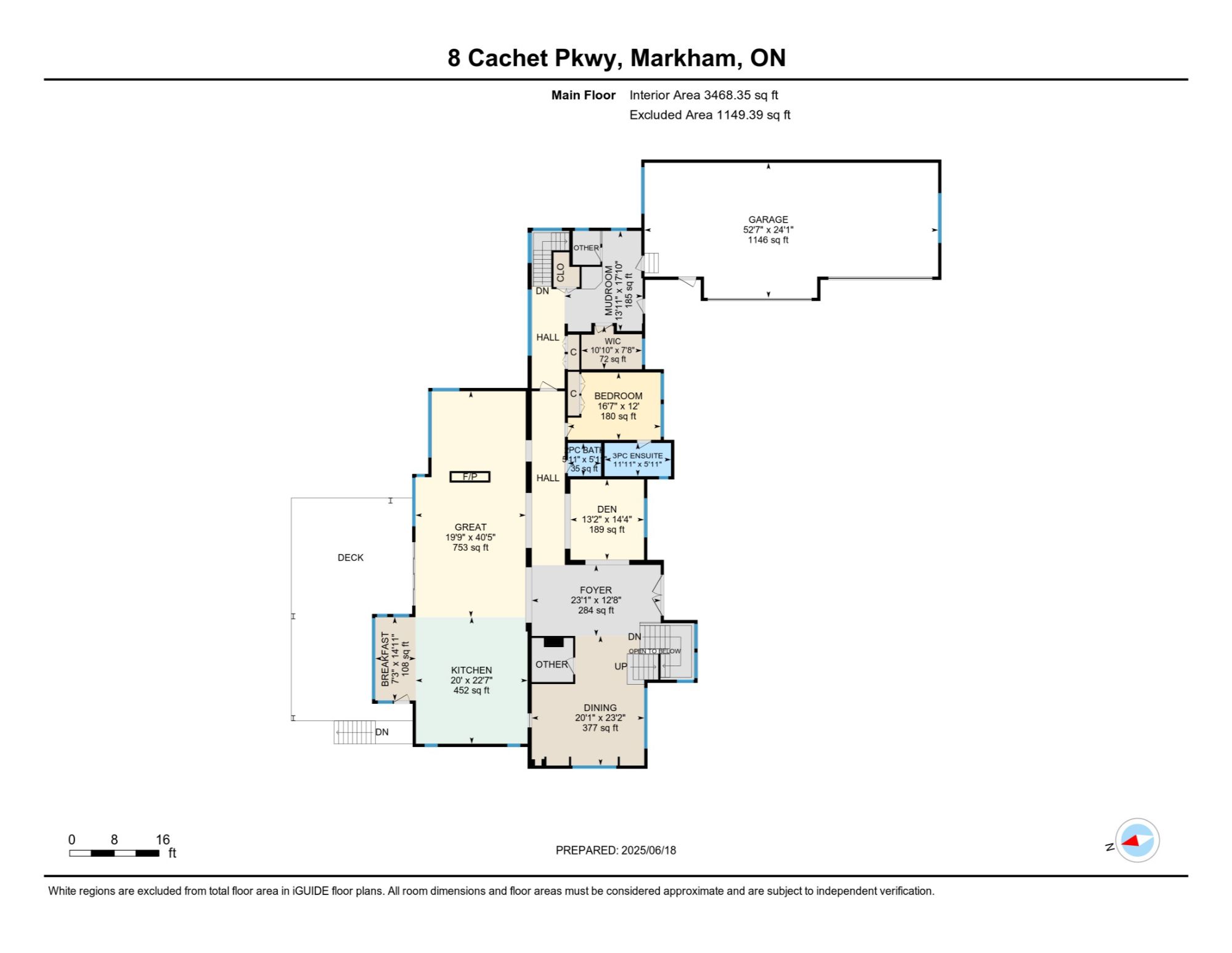 Main Floor Plan — 24 Juniper Crescent