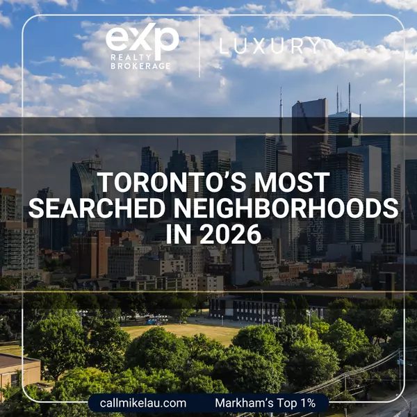 Toronto’s Most Searched Neighborhoods in 2026