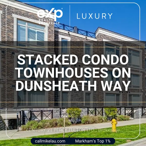 Stacked Condo Townhouses on Dunsheath Way,Michael Lau
