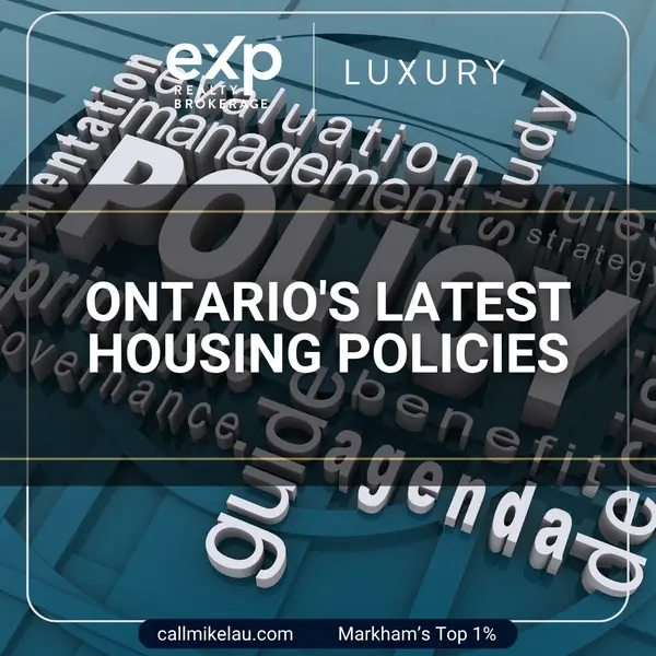 Ontario's Latest Housing Policies