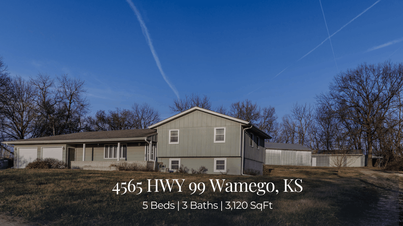 Acre Property in Wamego KS: Spacious Living with 5-Car Garage