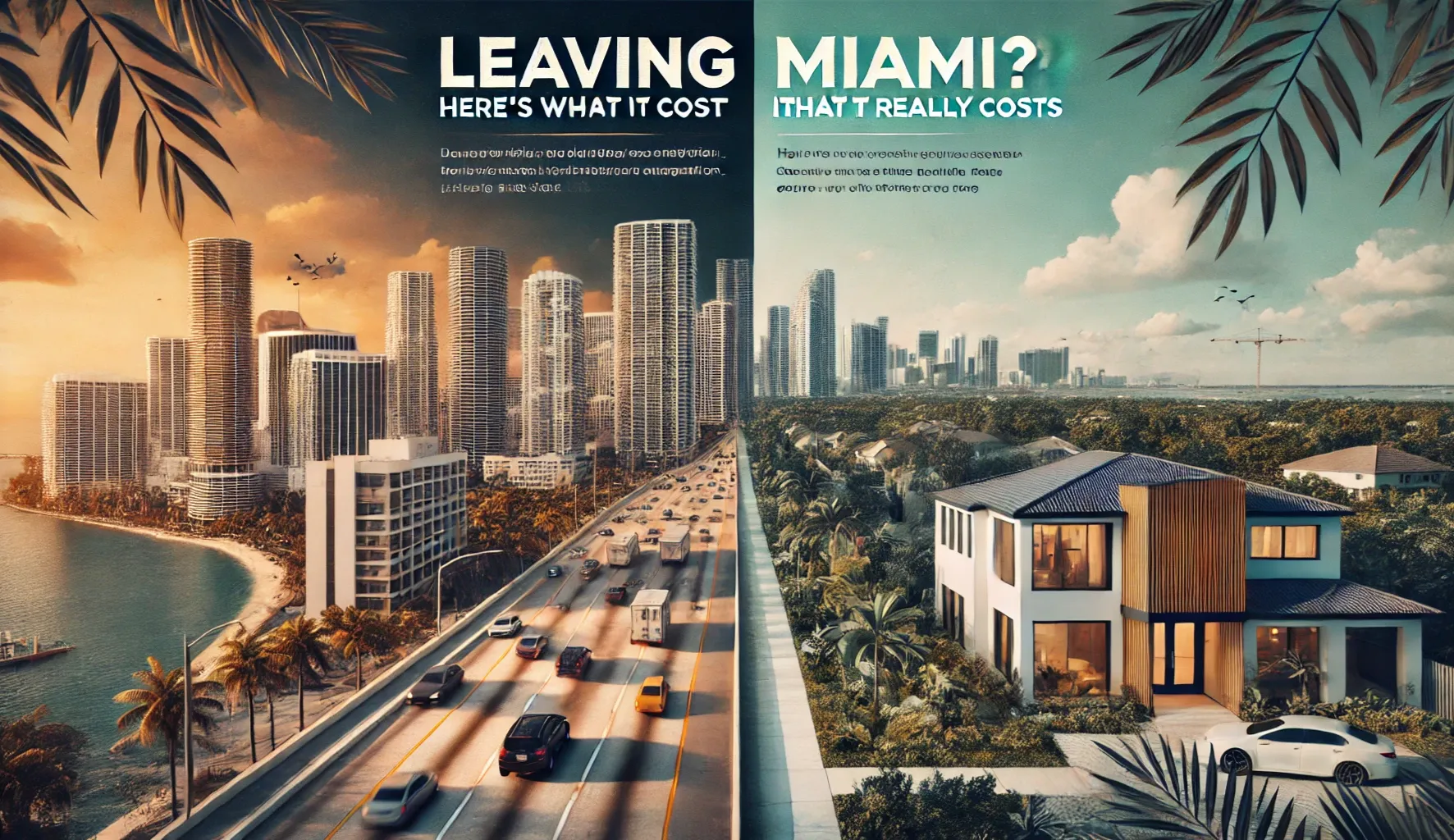 Leaving Miami?
