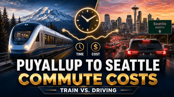 feature image of How Much Does a Puyallup-to-Seattle Commute Cost in 2026?