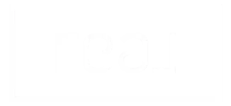 Real Broker logo — partner to the Amerivest Pro-Team, a 100% commission real estate team