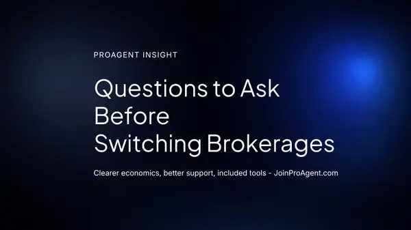 Questions to Ask Before Switching Brokerages,Joe Ballarino