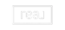 Real Logo Outline White
