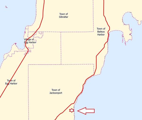 Cave Point Dr, Jacksonport, WI 54235