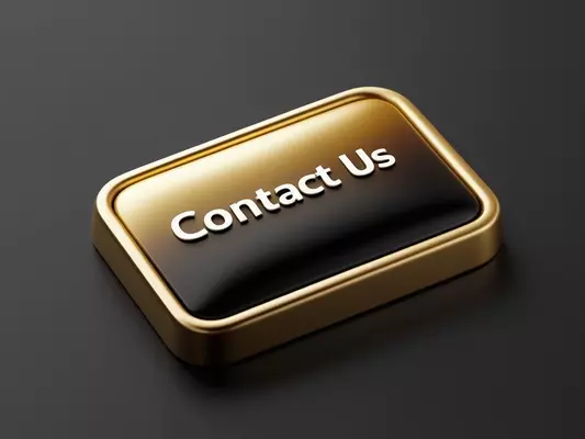 contact us gold and black colors