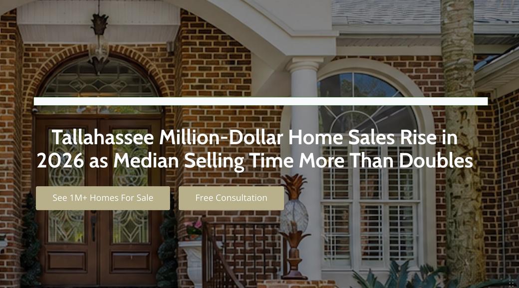 Blog-Tallahassee Million-Dollar Home Sales Rise in 2026