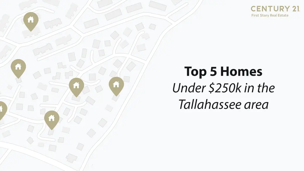 Top 5 Homes Under $250k In the Tallahassee area