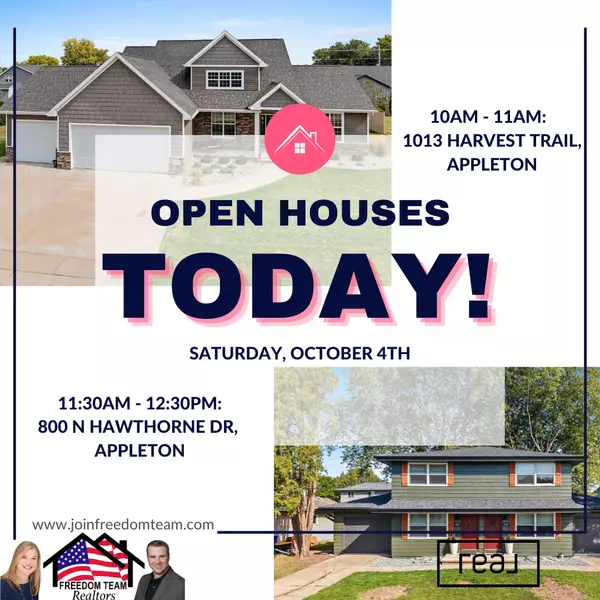 It's an Open House kind of day! 